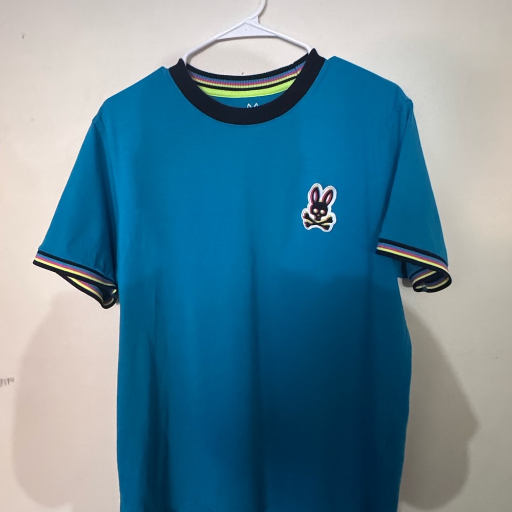 Blue T-Shirt with Bunny Patch
